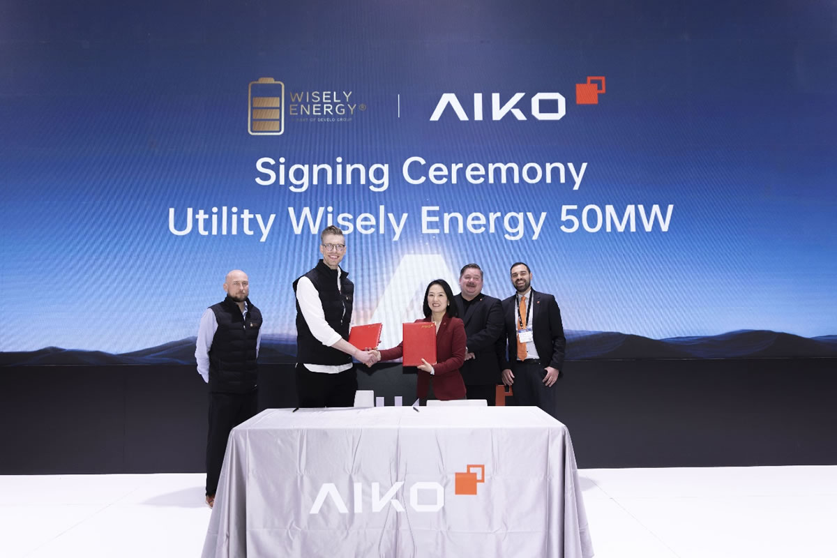 AIKO Signs Landmark Utility Agreements at Intersolar Europe 2025